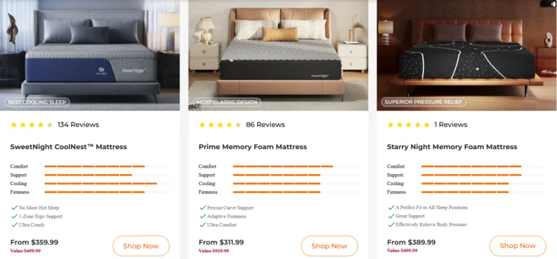 sweetnight labor day deals