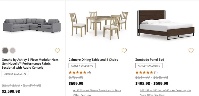 Ashley furniture labor day sale